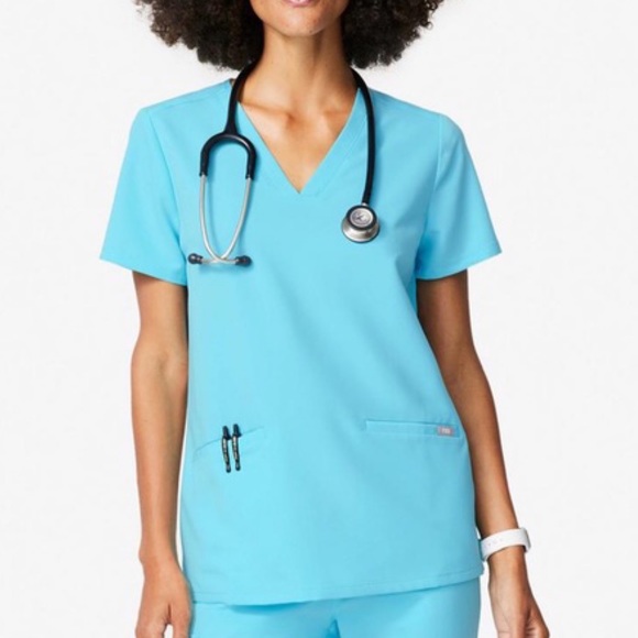 Figs Pants - Figs Neon Blue Scrub Set Limited Edition